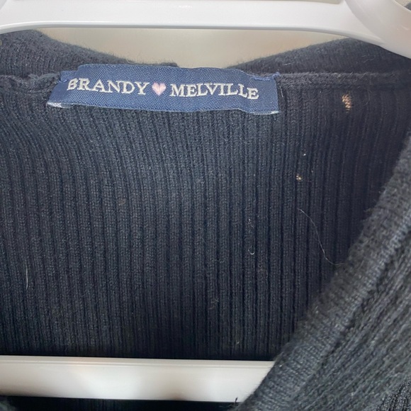 Brandy Melville hoody zip sweater cropped zip Small - Picture 3 of 7